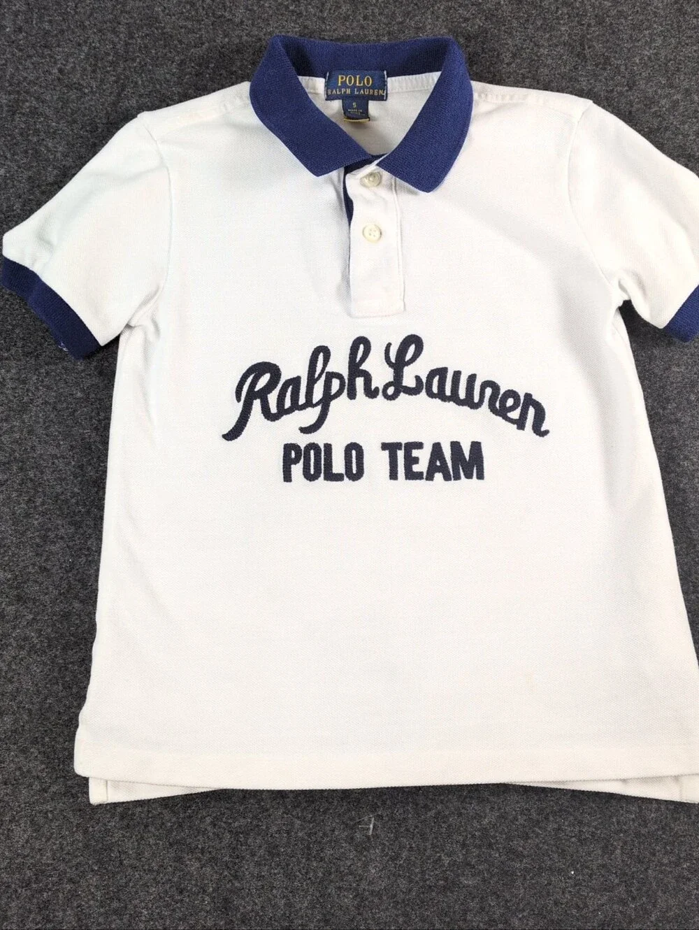 Polo Ralph Lauren Boys Size 5 Polo Team Embroidered Polo Shirt